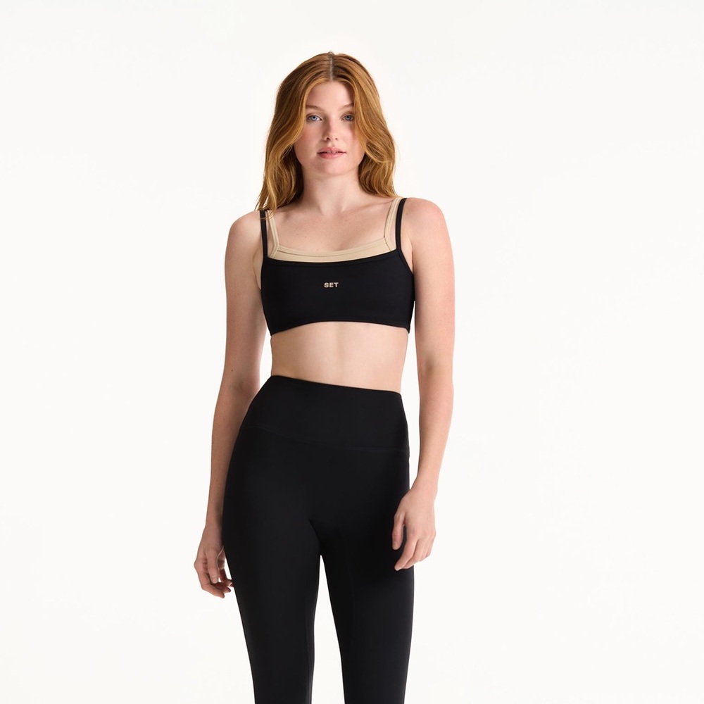 SET Active AirLuxe Breathe Layered Move Bra in Marlin